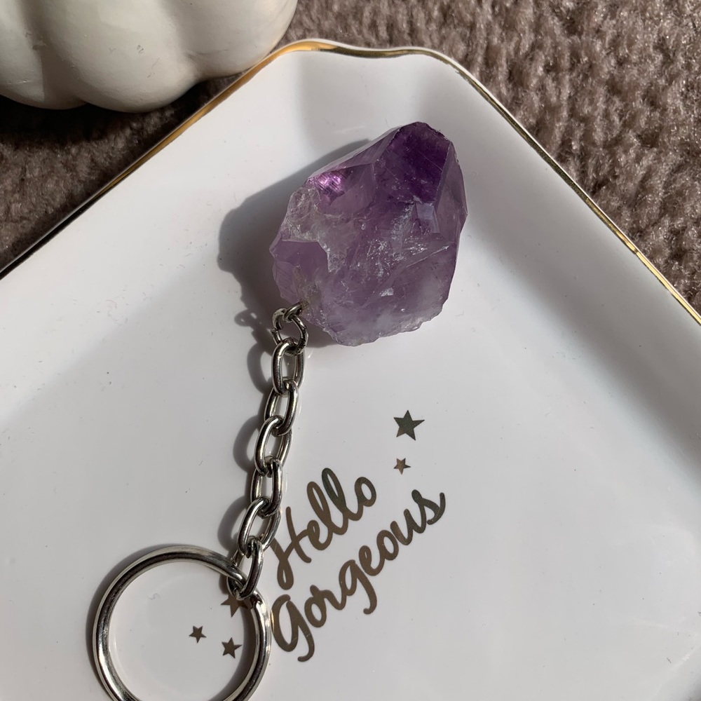 Geode keychain